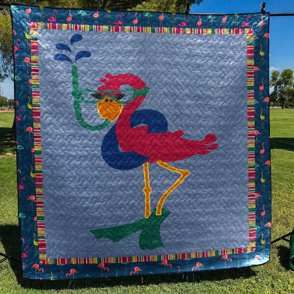 Flamingo CLA0211502Q Quilt Blanket