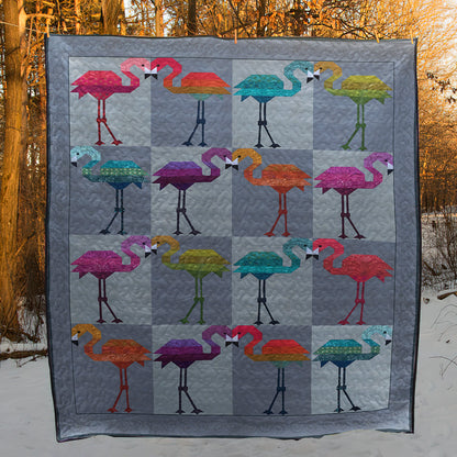 Flamingo CLA1210140Q Art Quilt
