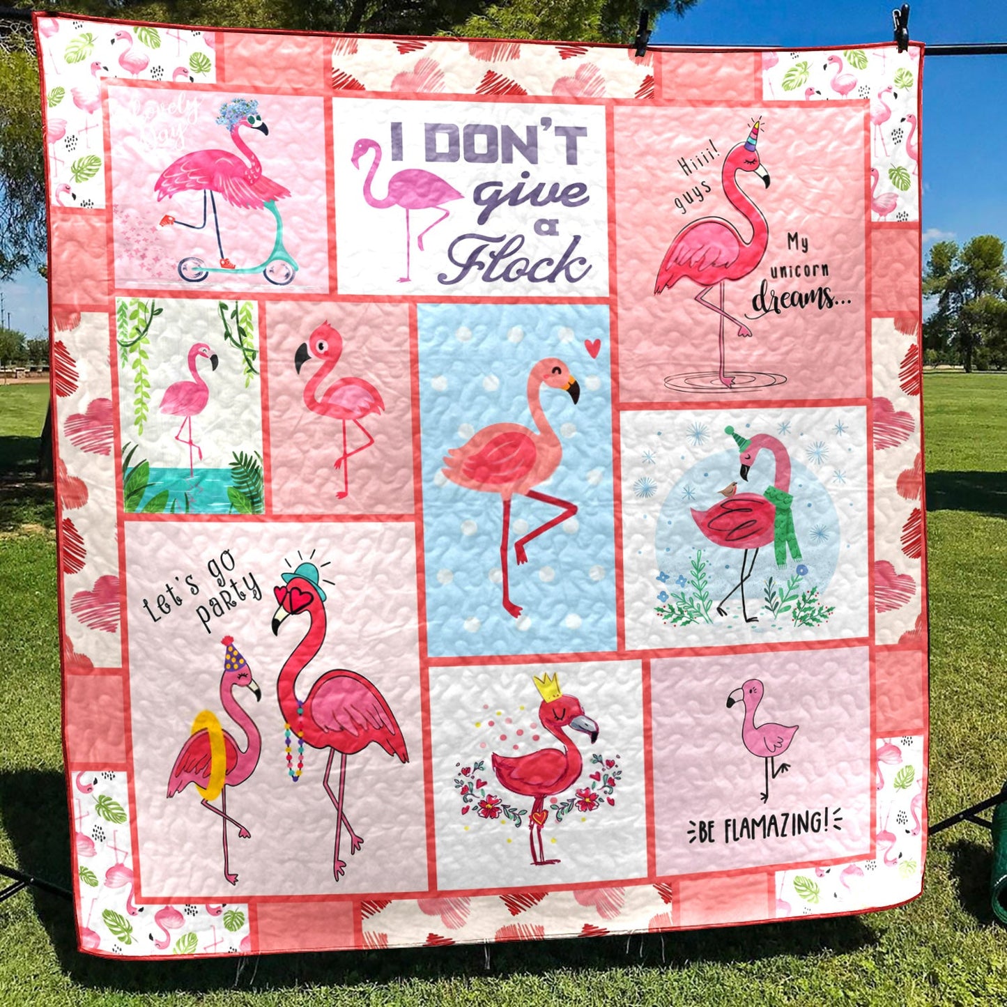 Flamingo CLH0511283Q Quilt Blanket