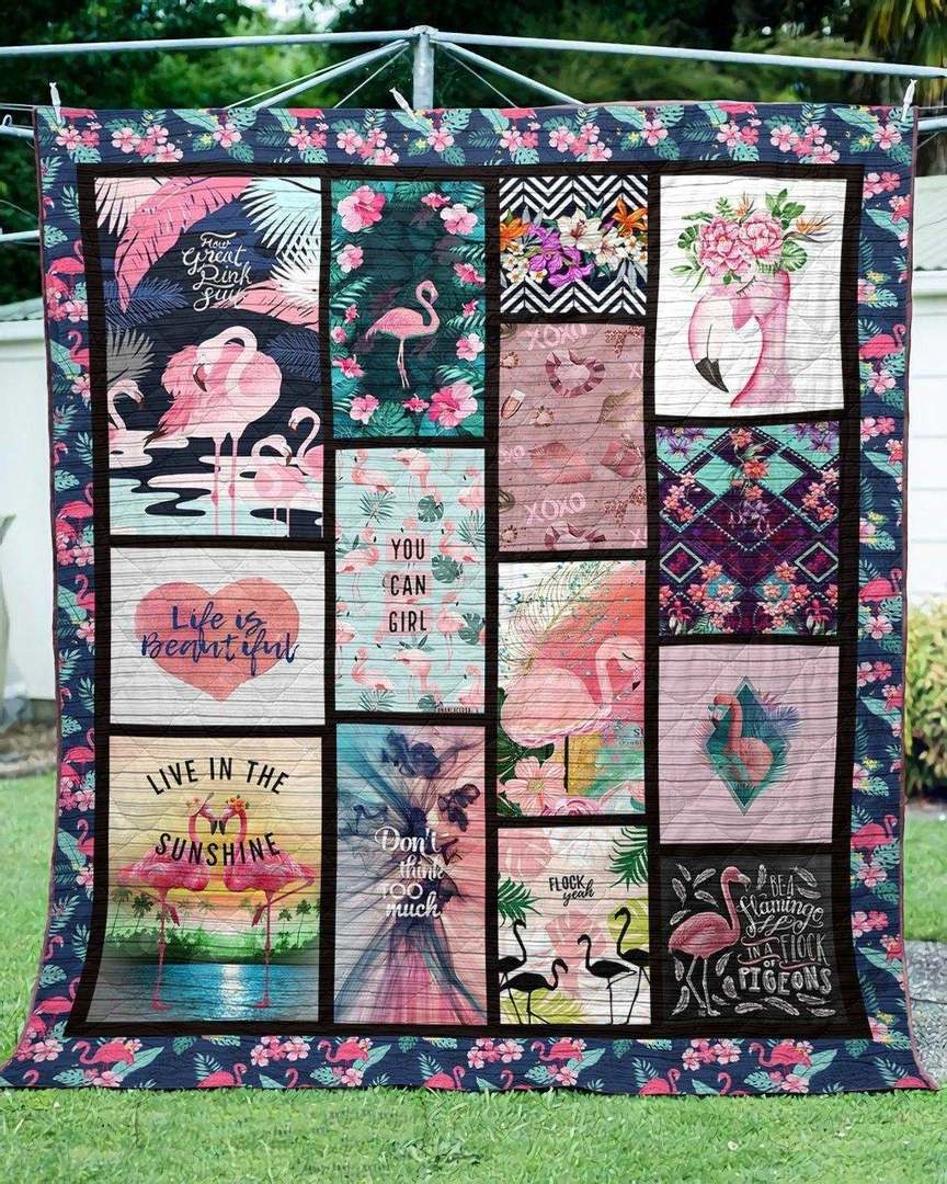 Flamingo CLM030722 Quilt Blanket