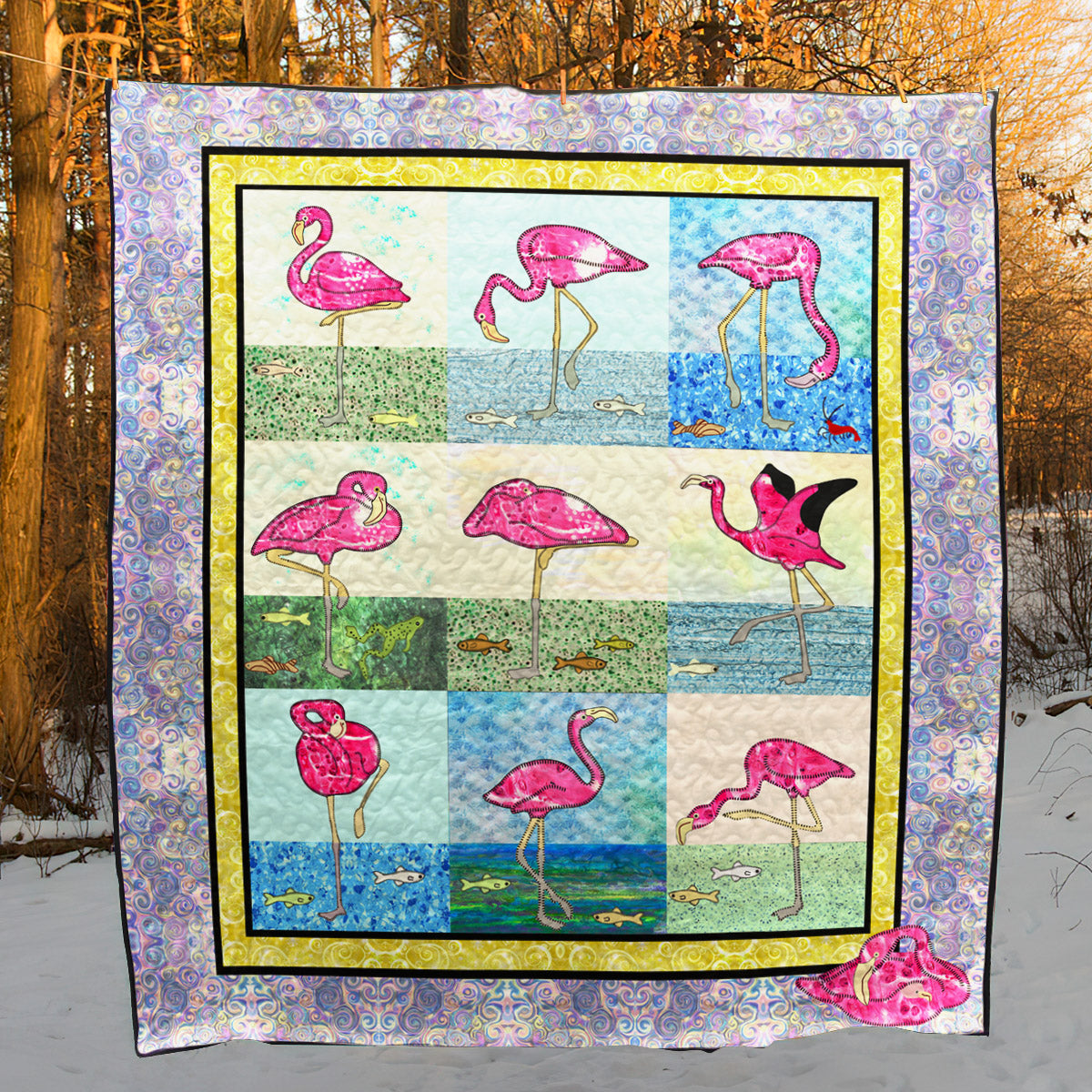 Flamingo CLM1510059 Quilt Blanket