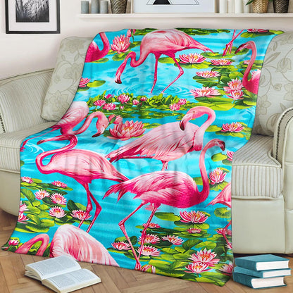Flamingo BL240832F Sherpa Fleece Blanket