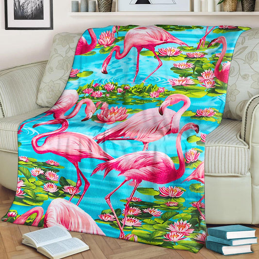 Flamingo BL240832F Sherpa Fleece Blanket