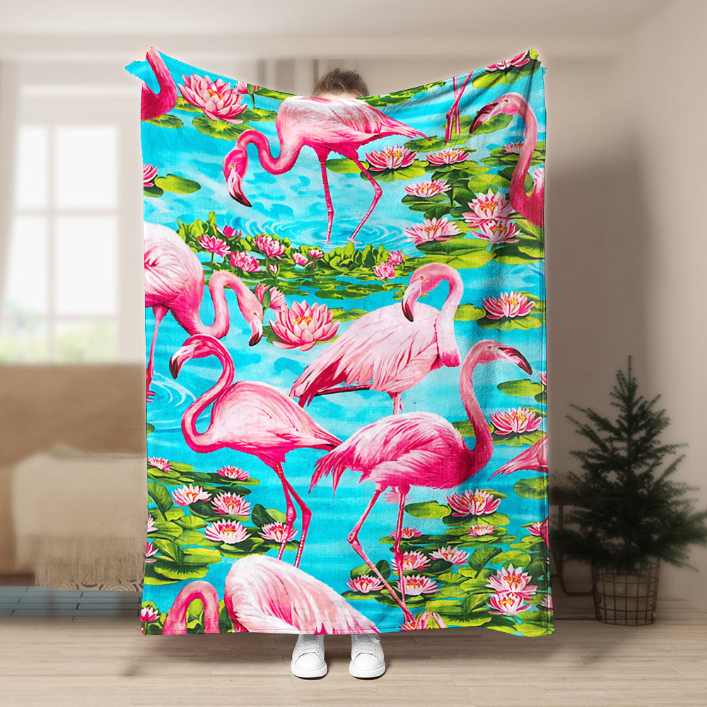 Flamingo BL240832F Sherpa Fleece Blanket