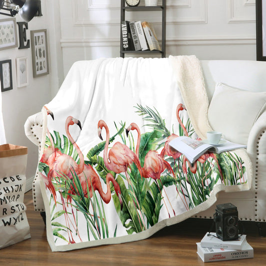 Flamingo HM1210145TT Sherpa Fleece Blanket