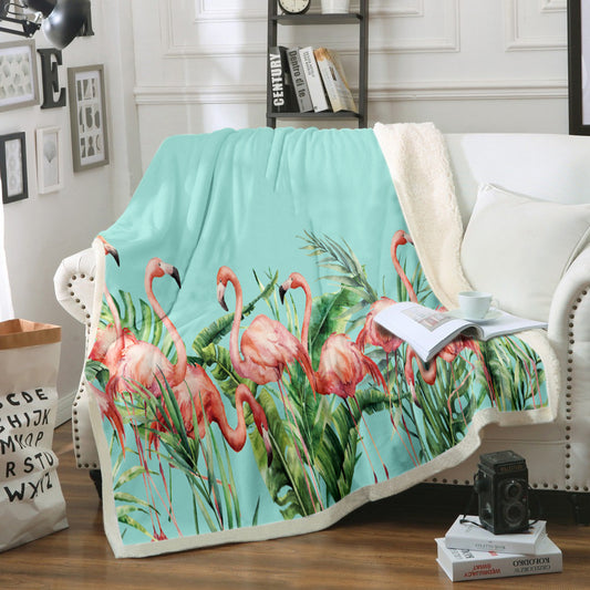 Flamingo HM1210146TT Sherpa Fleece Blanket