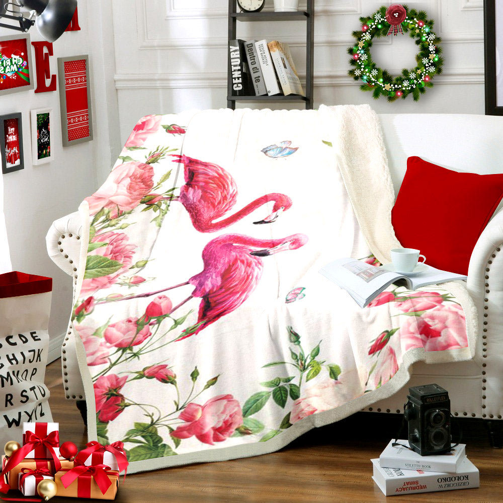 Flamingo HM2310068TT Sherpa Fleece Blanket