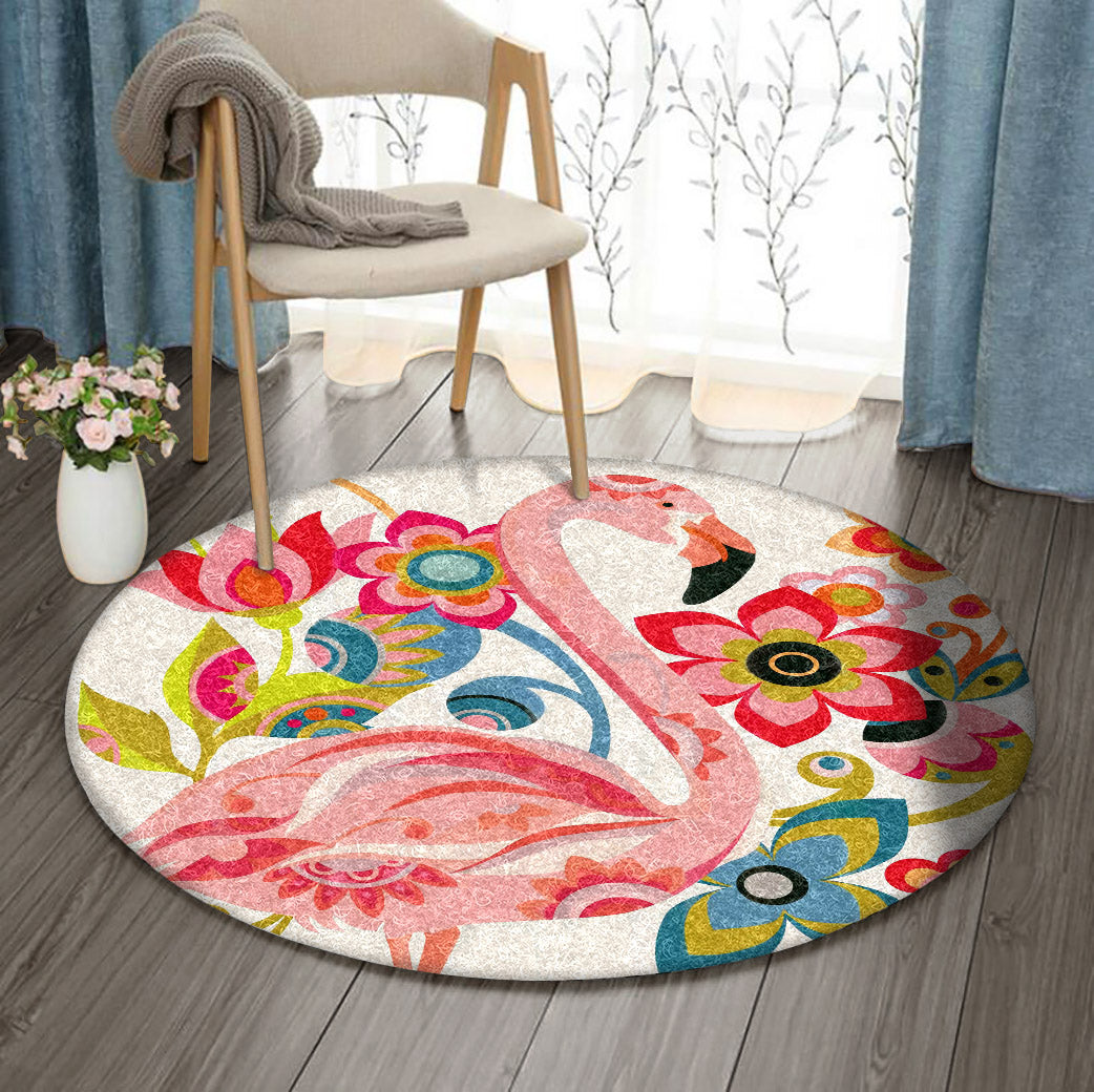 Flamingo HN180942RR Round Area Rug