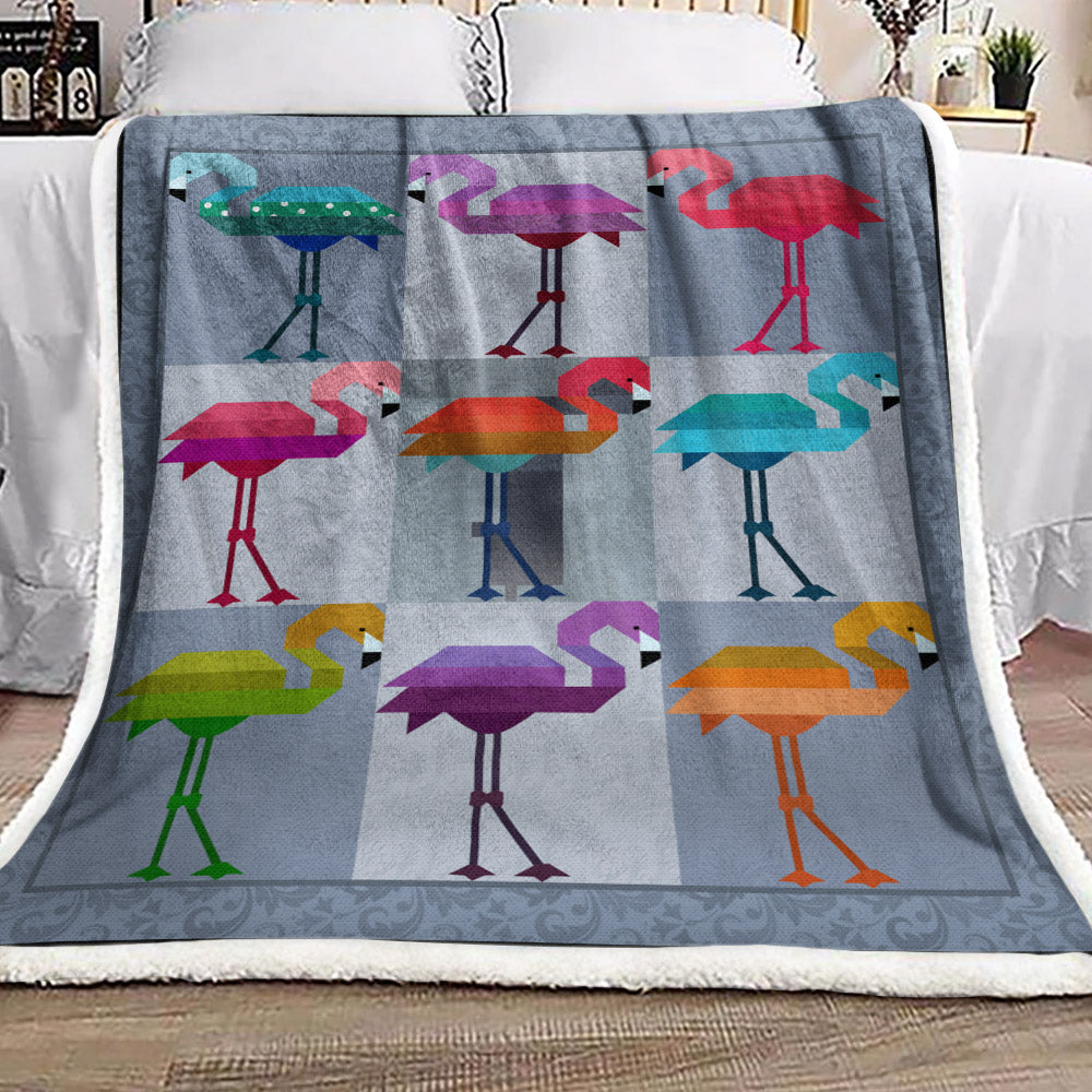 Flamingo NT1510099F Sherpa Fleece Blanket