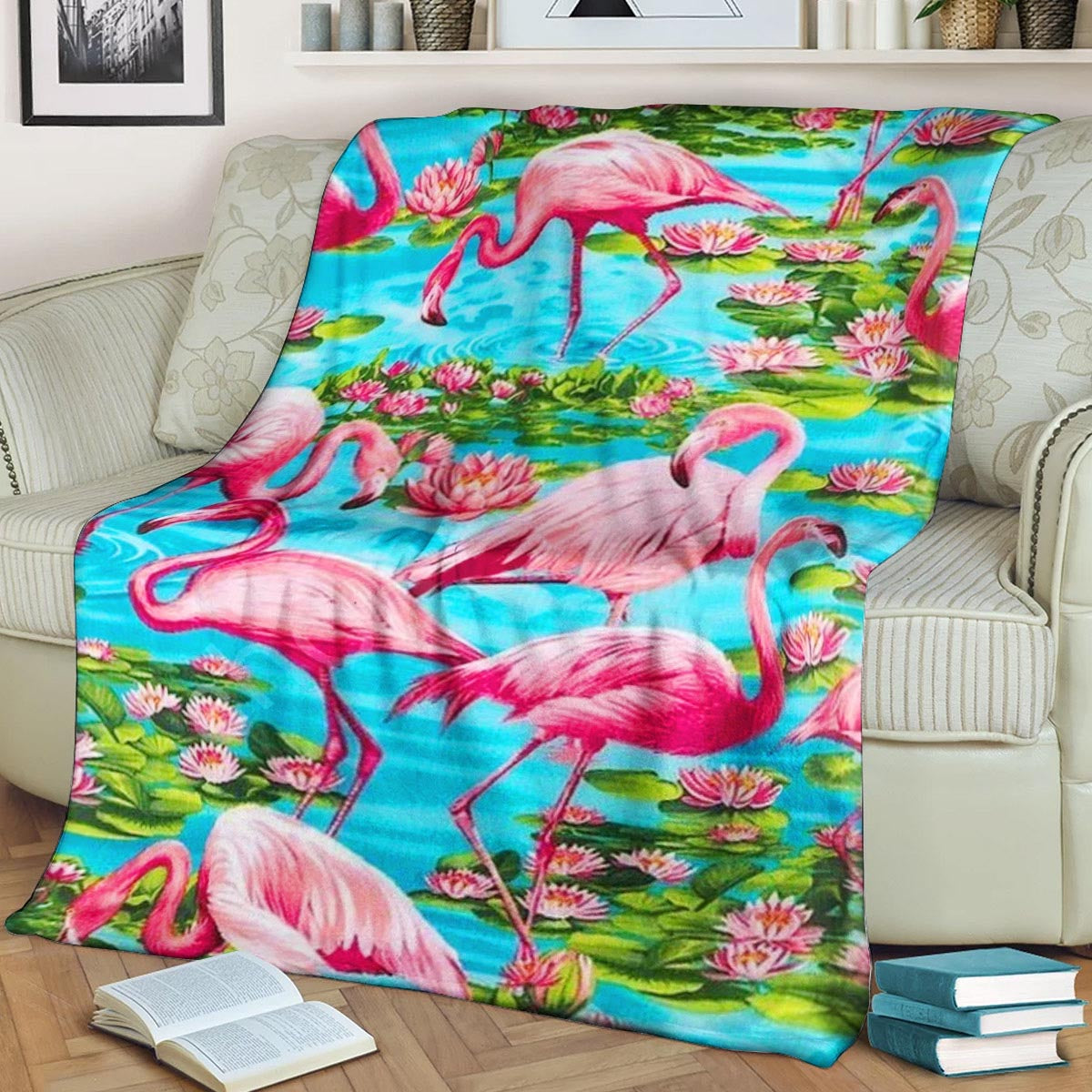 Flamingo NT240837F Sherpa Fleece Blanket