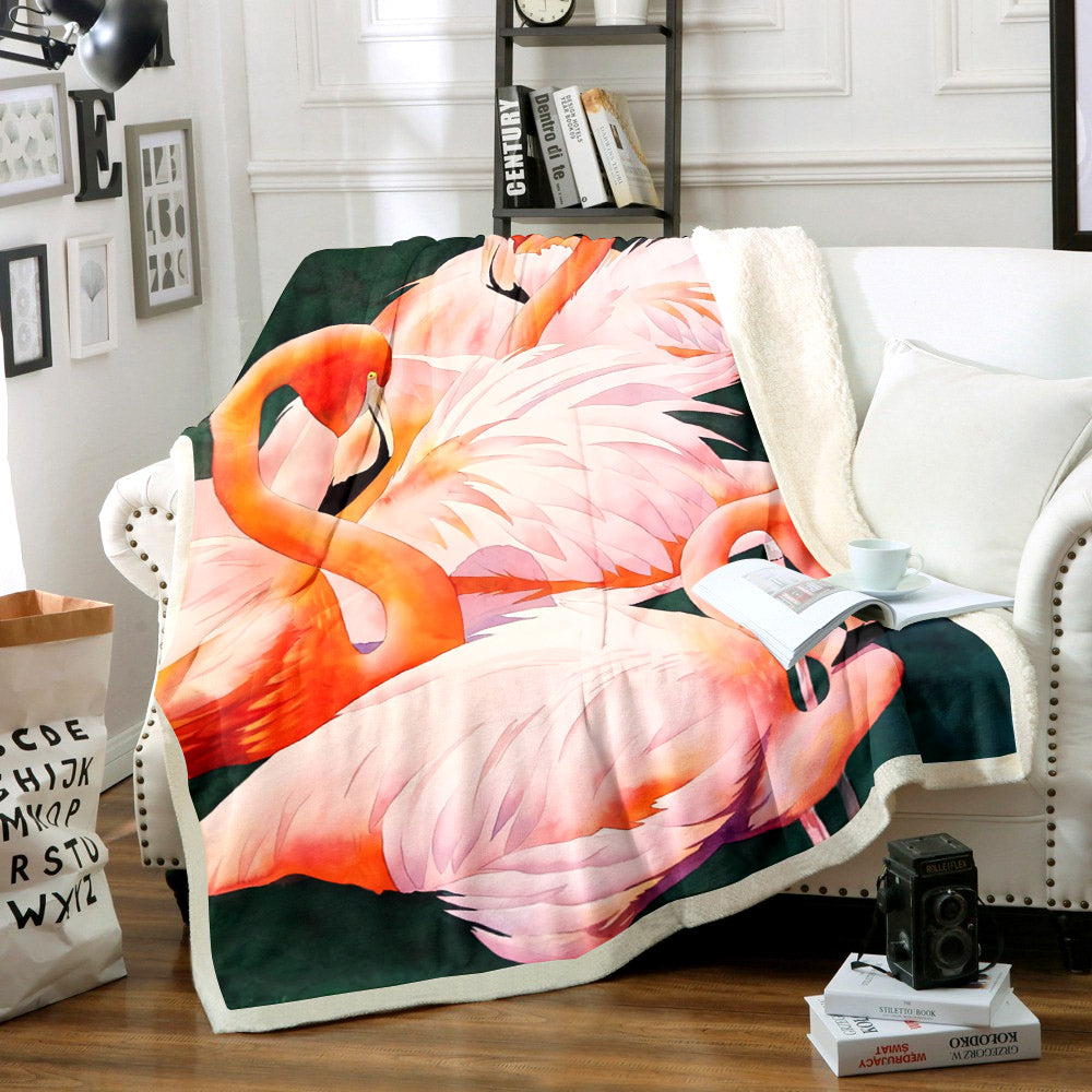 Flamingo TT1409046TT Sherpa Fleece Blanket