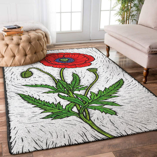 Flanders Poppy VD1810099R Rug