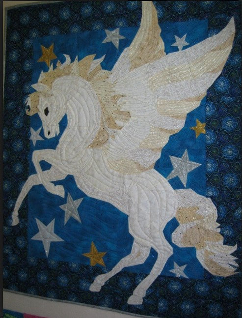 Flight Of Pegasus CLA2210198Q Quilt Blanket