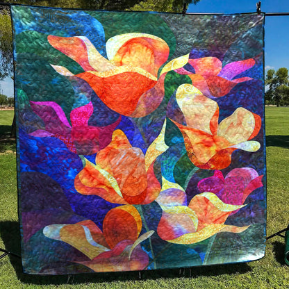 Floral CLA2910264Q Quilt Blanket