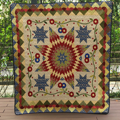 Flower Star Quilt Blanket TN180502D