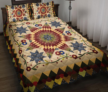 Flower Star Quilt Bedding Set TN230522D