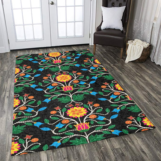 Floral Beadwork TN220834M Rug