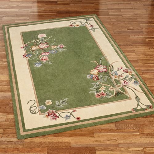 Floral Bouquet Deep Sage CLA1110107R Rug