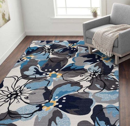 Floral Gray CLT0810055A Rug