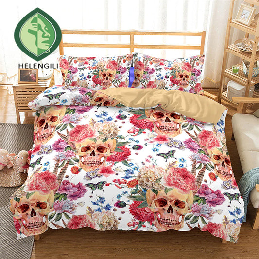 Floral Skull CLP0412039T Bedding Sets