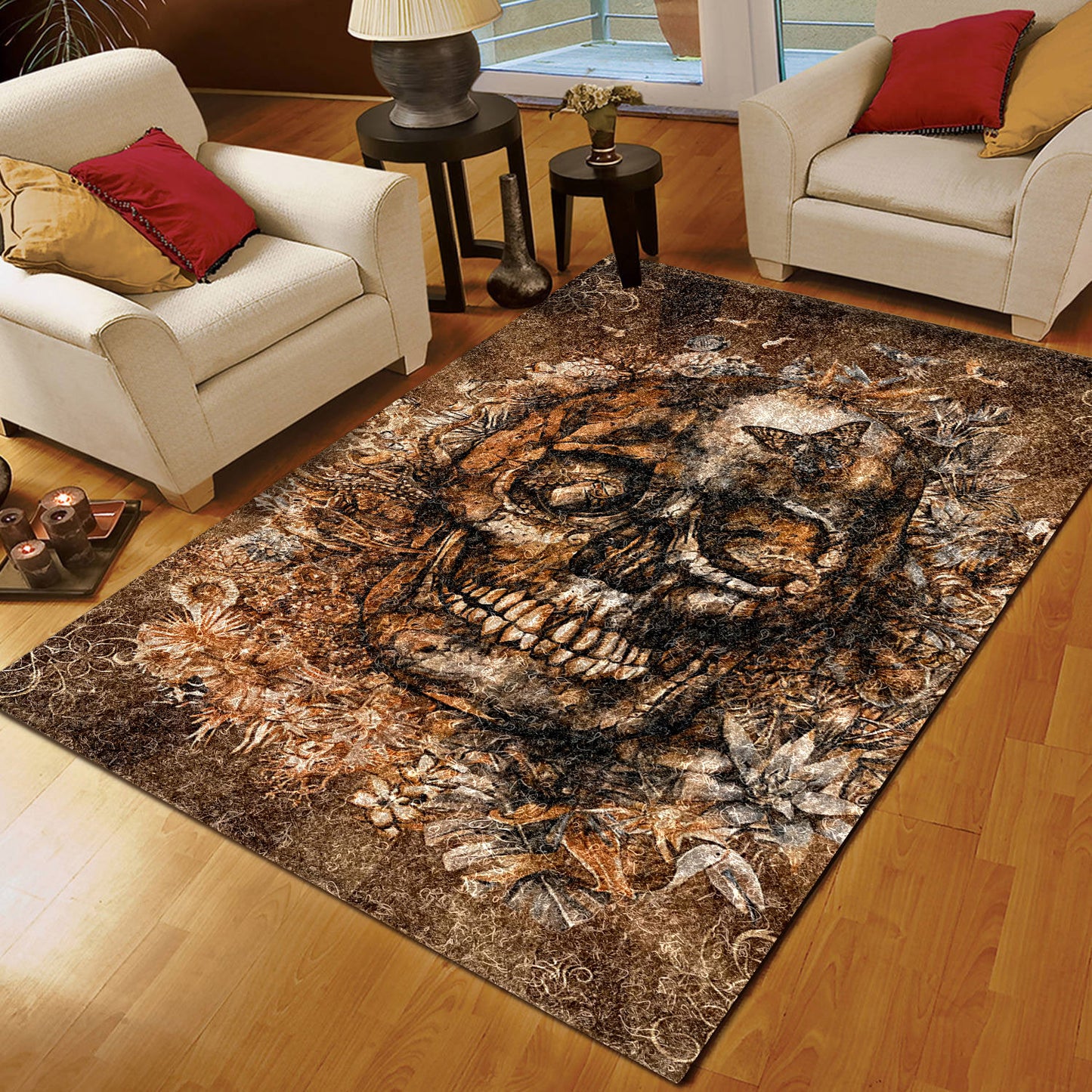 Floral Skull NN0110047M Rug