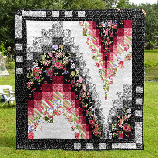 Flower Bargello Quilt Blanket TL200522Y