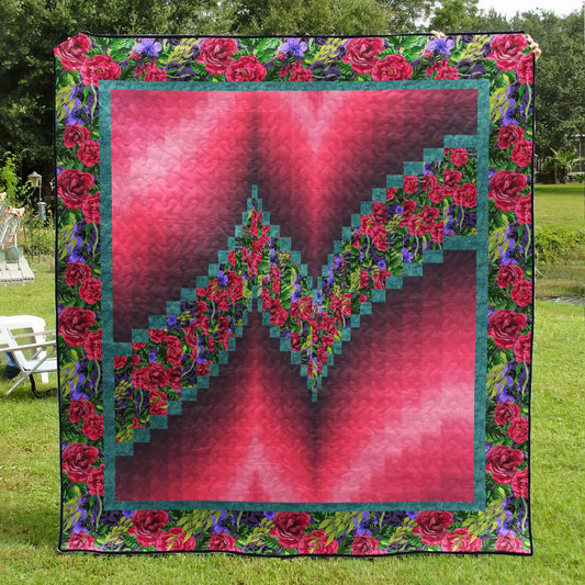 Flower Bargello Quilt Blanket TL250503Y