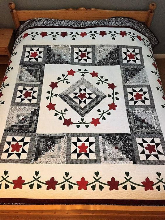 Flower CLA0710396Q Quilt Blanket