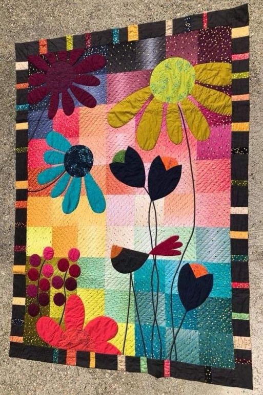 Flower CLA0910267Q Quilt Blanket