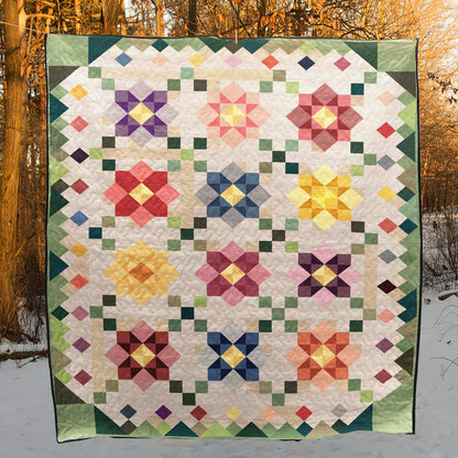 Flower CLA1510143Q Quilt Blanket