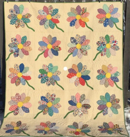 Flower CLA1710179Q Quilt Blanket