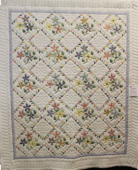 Flower CLA1710191Q Quilt Blanket