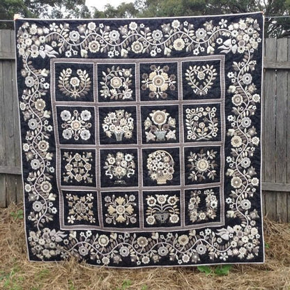 Flower CLA180604 Quilt Blanket