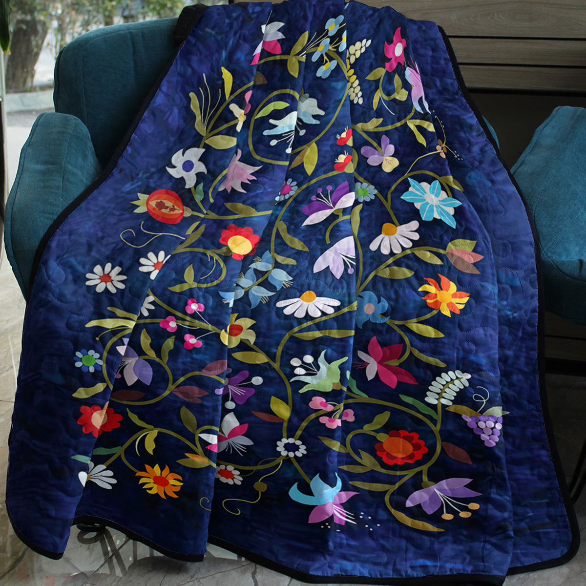 Flower Garden CLA1710243Q Quilt Blanket