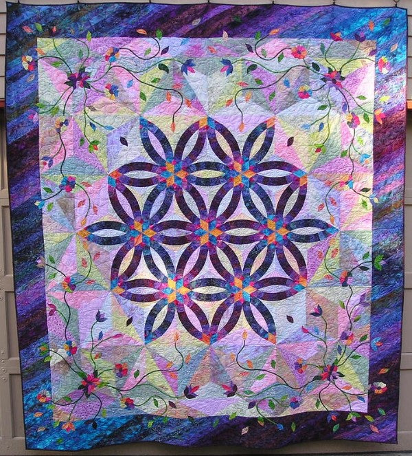 Flower Of Life CLA2410277Q Quilt Blanket