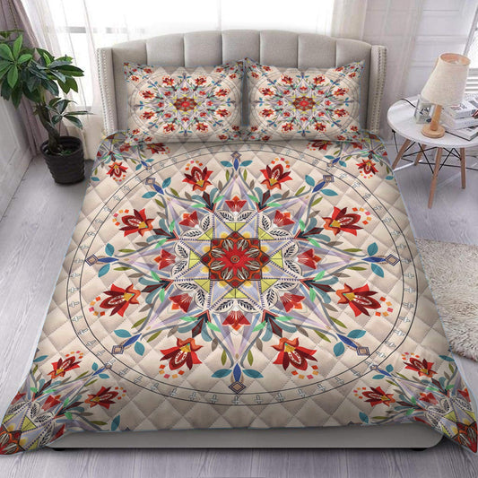 Flower Quilt Bedding Set HM1609003