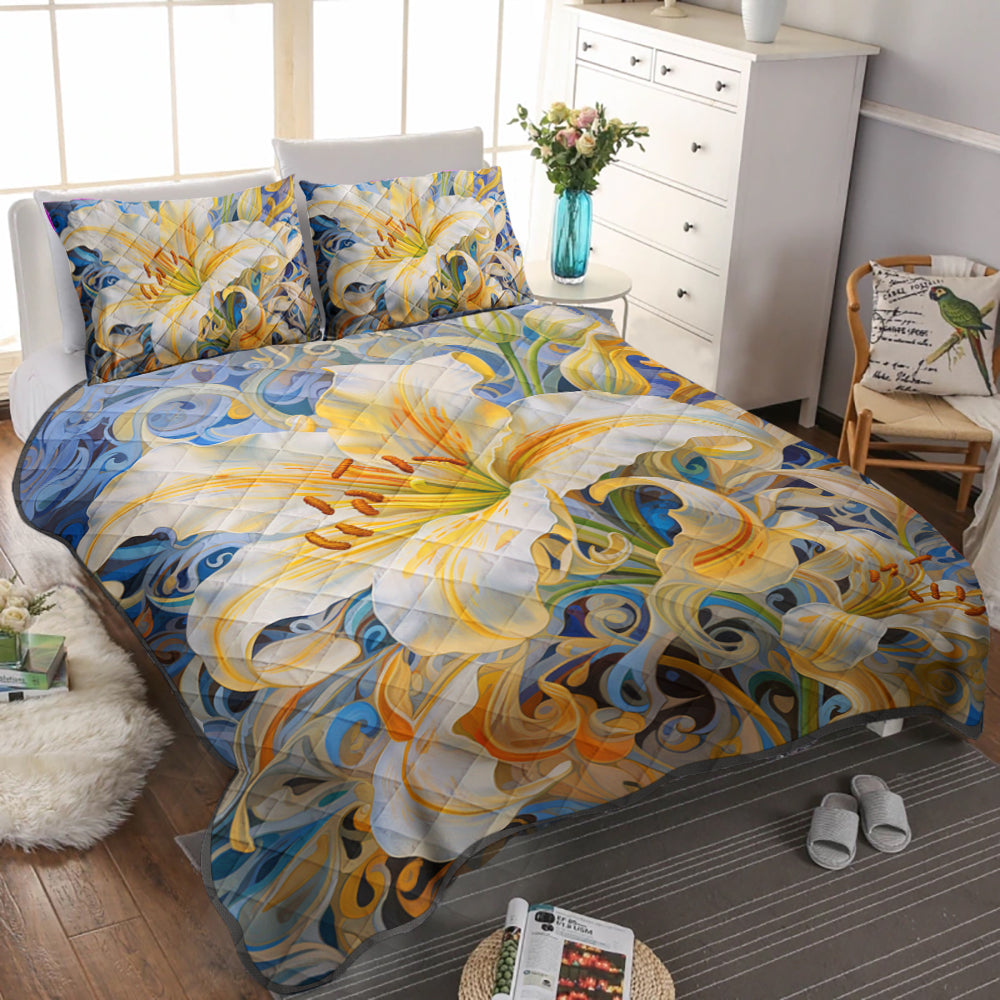 Flower Quilt Bed Sheet TL080918
