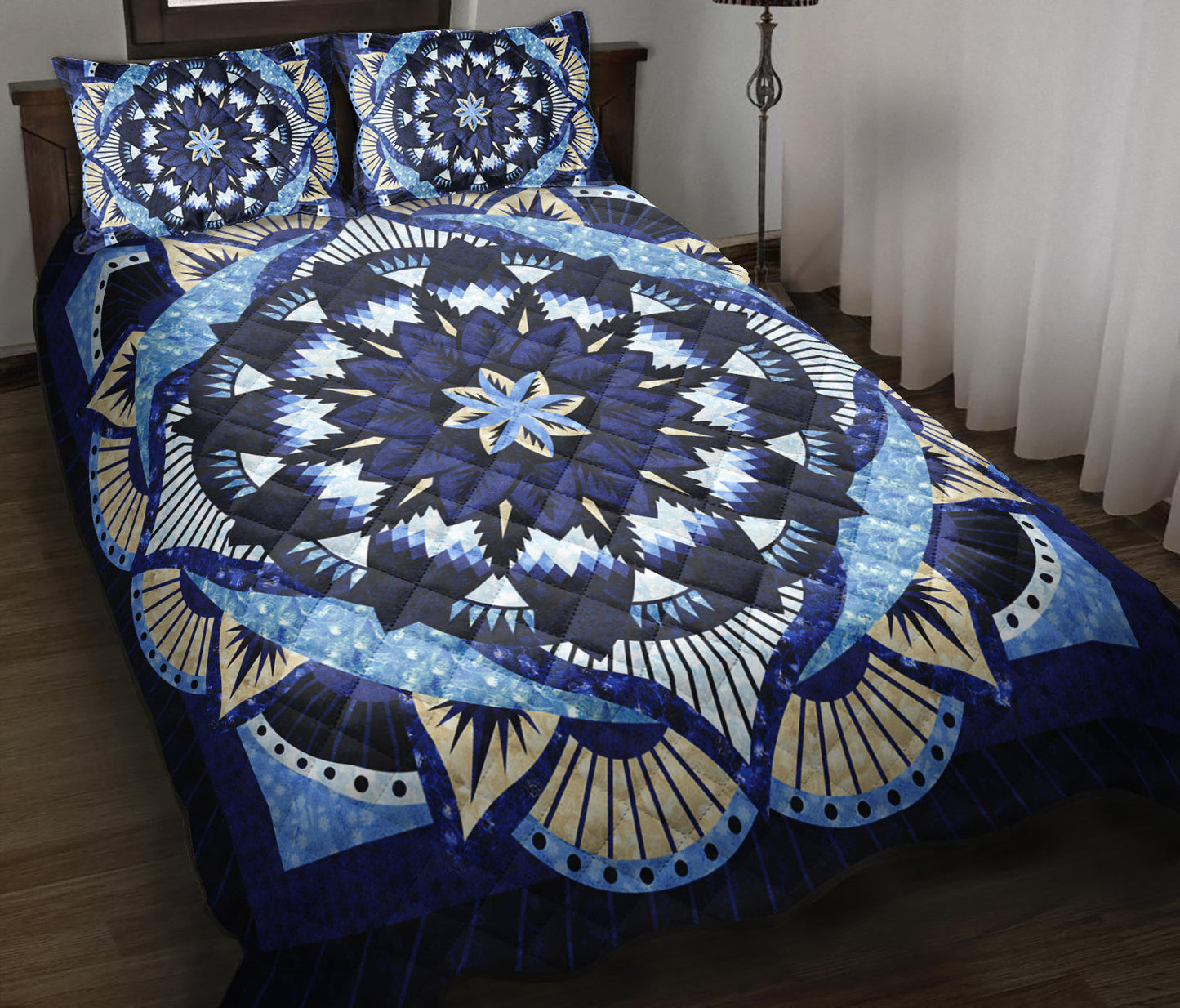 Flower Star Quilt Bedding Set TN230516D