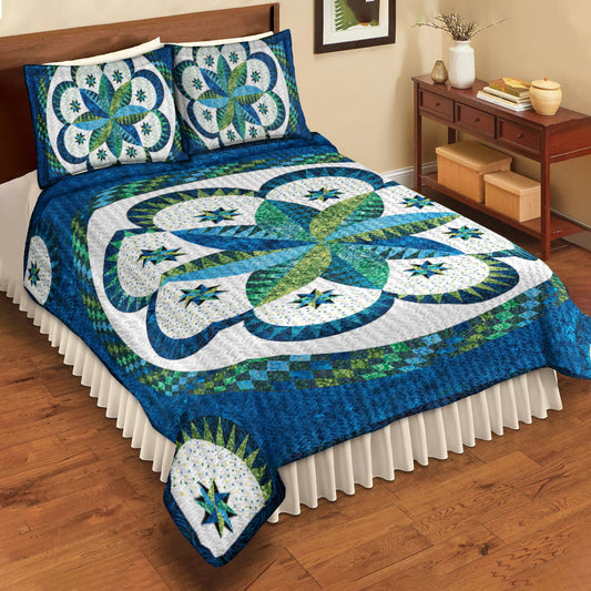 Flower Star Quilt Bedding Set TN230517D