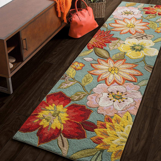 Flower CLA2309130RU Runner Rug