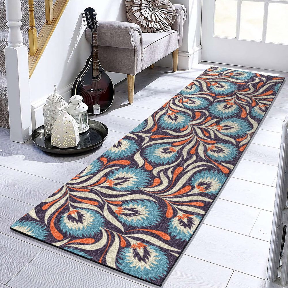 Flower DN1110026RR Runner Rug