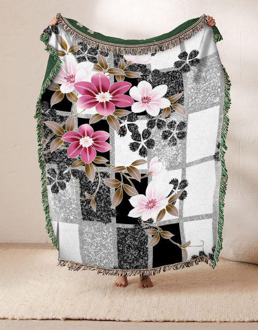 Flower DN1410126S Throw Blankets For Sofa
