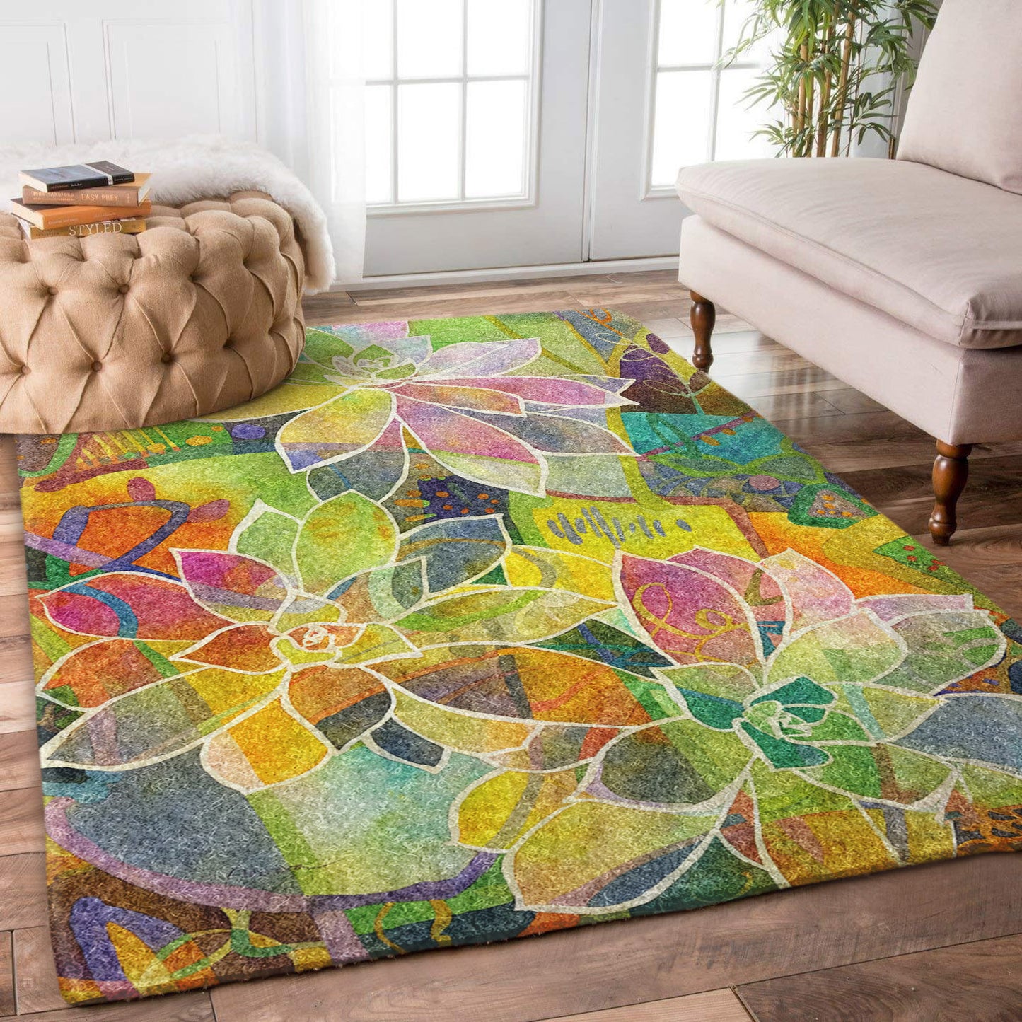 Flower DV2210128R Rug