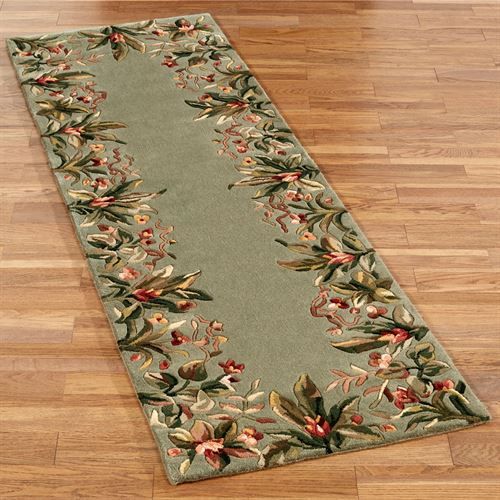 Flower Garden CLA1909082RU Runner Rug