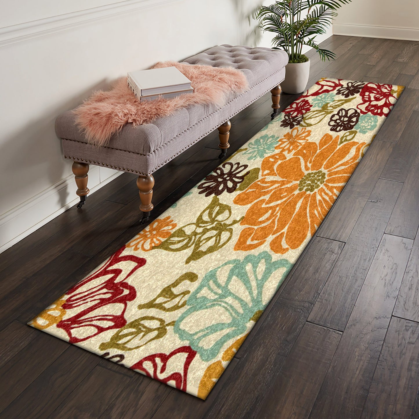 Flower HM091013N Runner Rug