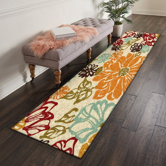 Flower HM091013N Runner Rug