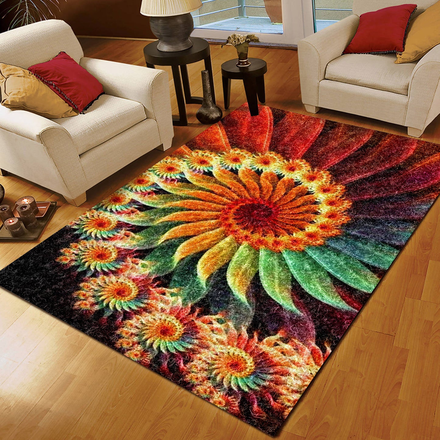 Flower HN0609059R Rug