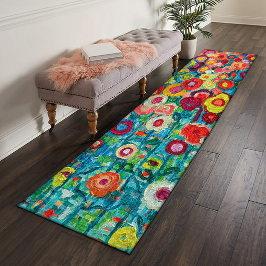Flower HT051014N Runner Rug