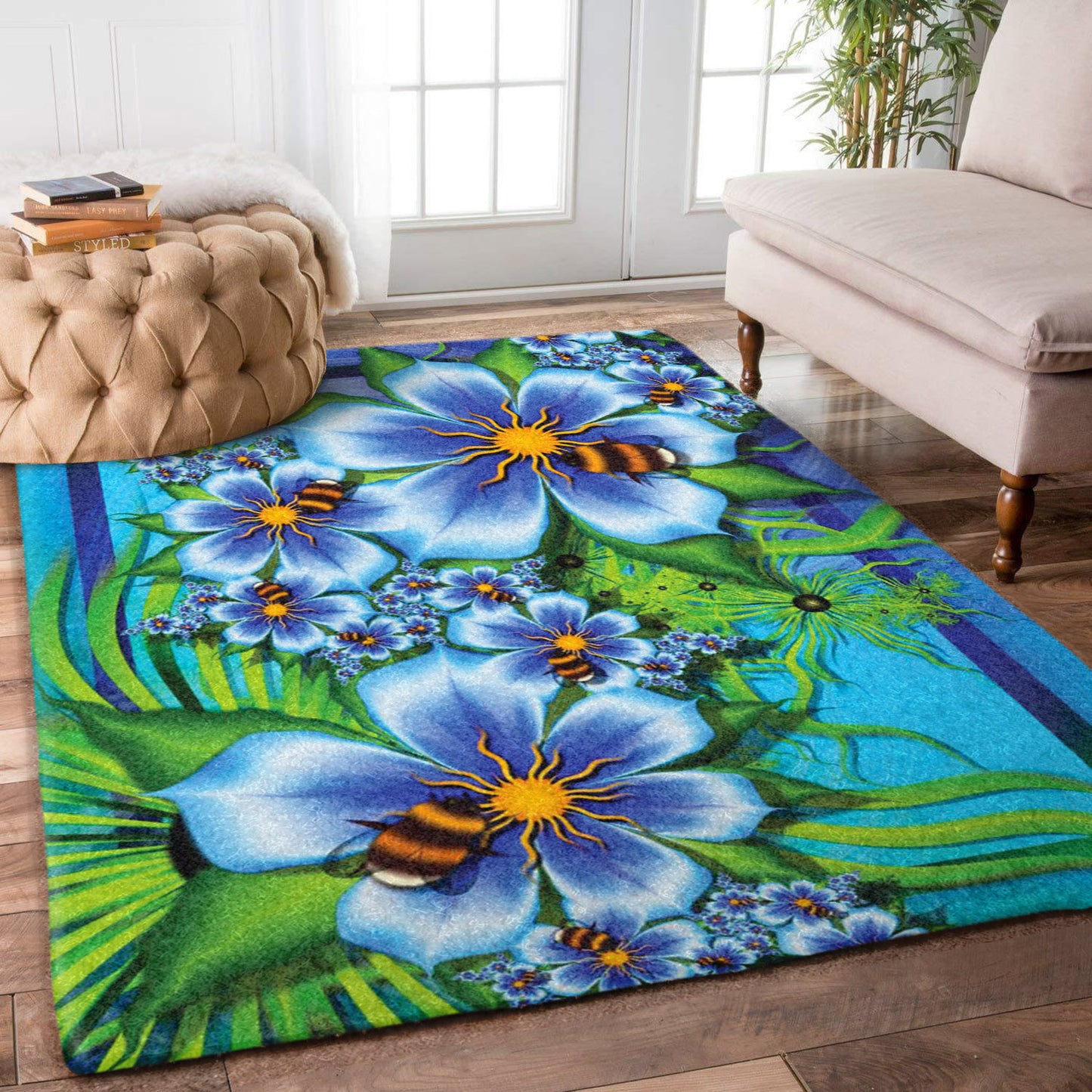 Flower Honey Bee HM2409046M Rug