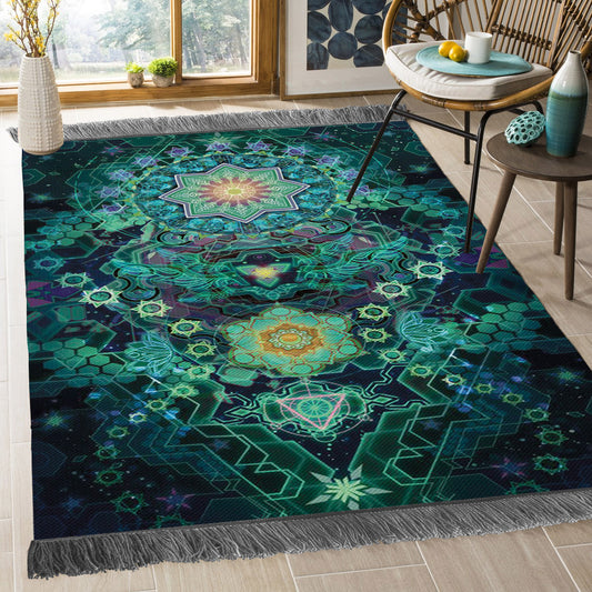 Flower Of Life BL3009099O Decorative Floor-cloth